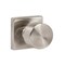 Sure-Loc Hardware Sure-Loc Hardware Bergen Square Passage Knobset, Satin Stainless BG101-SQ 32D - alternate 1